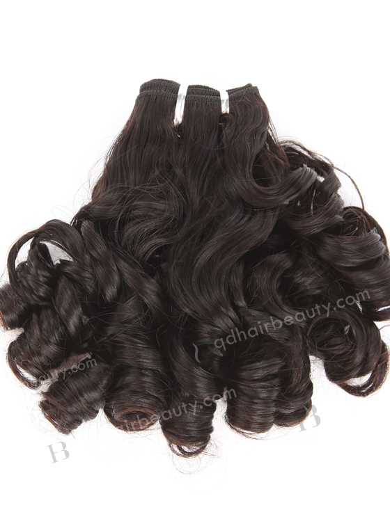 In Stock 5A Peruvian Virgin Hair 16" Double Drawn Deedee Curl Natural Color Machine Weft SM-6132
